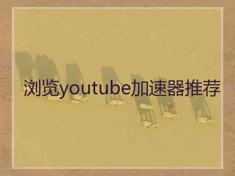 浏览youtube加速器推荐